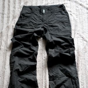 REI Women's Outdoor Hiking Camping Trekking Grey Pants Size 6 Spandex Nylon